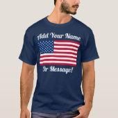 US-Flagge T-Shirt (Vorderseite)