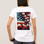 US-Flagge T-Shirt (Rückseite)