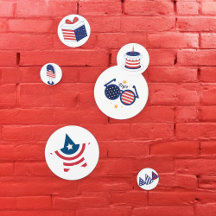 US Flagge Table Confetti