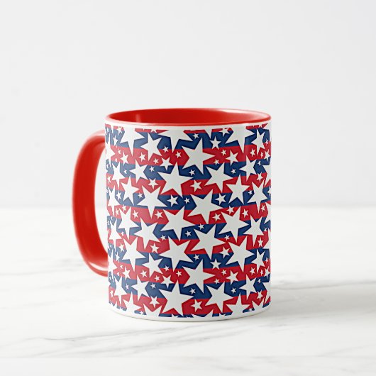 US Flagge Tasse (Vorderseite Links)