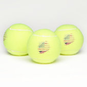 US-Flagge Tennisbälle (Multi)