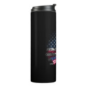 US-Flagge Thermosbecher (Nach links gedreht)