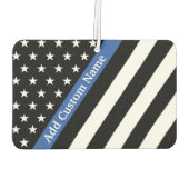 US Flagge Thin Blue Line Car Air Freshener Autolufterfrischer (Rückseite)