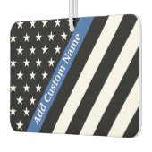 US Flagge Thin Blue Line Car Air Freshener Autolufterfrischer (Links)