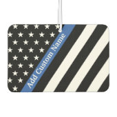 US Flagge Thin Blue Line Car Air Freshener Autolufterfrischer (Vorderseite)