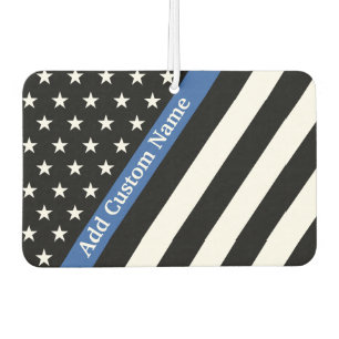 US Flagge Thin Blue Line Car Air Freshener Autolufterfrischer