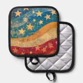 US Flagge Topflappen (Vorderseite/Rückseite)