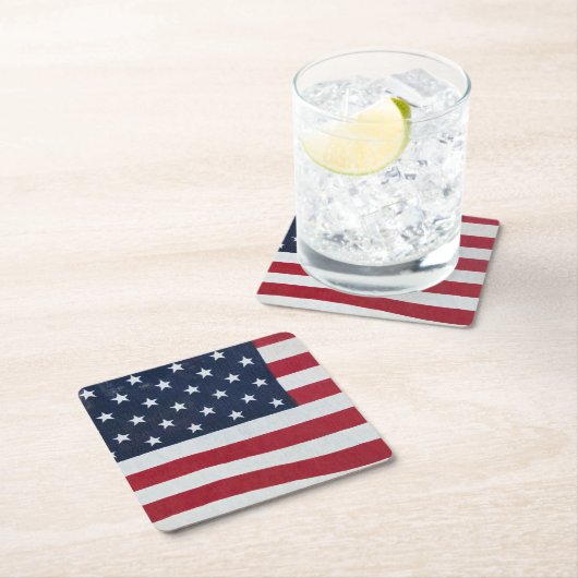 US Flagge trinken Untersetzer (Vor Ort)