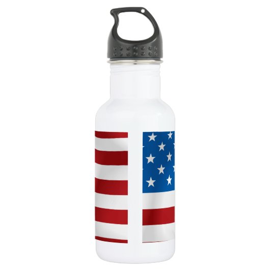 US-Flagge Trinkflasche (Rückseite)