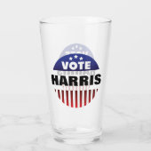 US Flagge - Typografie bei der Abstimmung - Wahlen Glas (Rückseite)