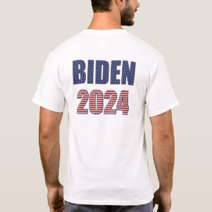 US Flagge Typografie Biden 2024 T-Shirt