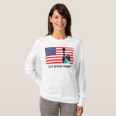 US-Flagge u. Freiheitsstatue T - Shirts (Vorne ganz)