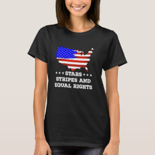 US Flagge und gleiche Rechte Amerikas Inepen T-Shirt