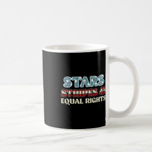 US Flagge und gleiche Rechte Unabhängigkeit Kaffeetasse