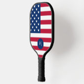 US-Flagge und Ihr erstes Paddelpaddel Pickleball Schläger (Links)