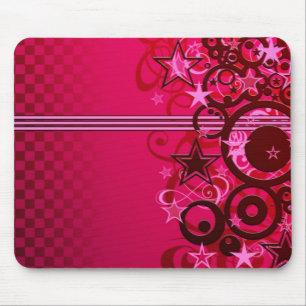 US Flagge und Wirbel Mousepad