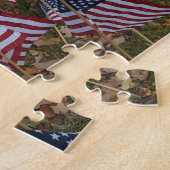 US Flagge unsere Veteranen Puzzle (Seite)