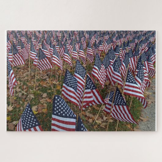 US Flagge unsere Veteranen Puzzle (Horizontal)
