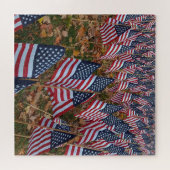US Flagge unsere Veteranen Puzzle (Horizontal)