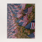 US Flagge unsere Veteranen Puzzle (Vertikal)