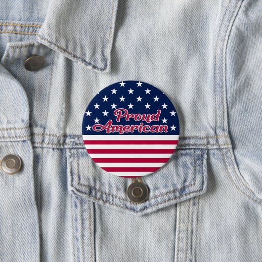 US Flagge unter der Flagge der USA Button (Beispiel)