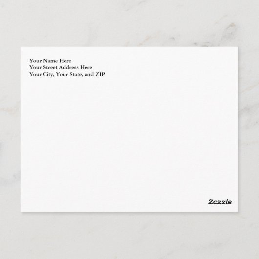 US Flagge US Distressed Style Postkarte (Rückseite)