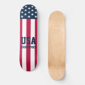 US Flagge US-Flagge Skateboard (Vorderseite)