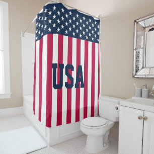 US Flagge US-Flaggenduschvorhang Duschvorhang