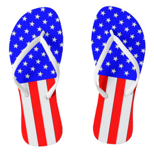 US Flagge USA dreht Reinfälle um Badesandalen
