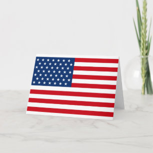 US Flagge USA Feiertagskarte