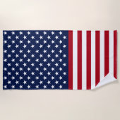US Flagge USA-Flagge Strandtuch (Vorderseite)