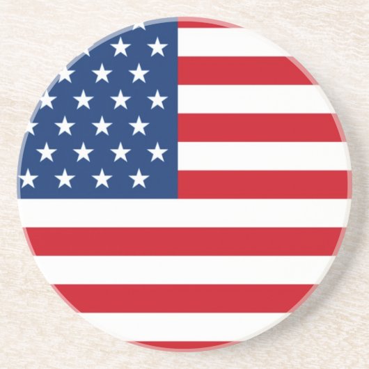 US FLAGGE USA GETRÄNKEUNTERSETZER (Vorne)