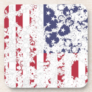 US-Flagge/USA KCALIMA-Effekt von Masanser Getränkeuntersetzer