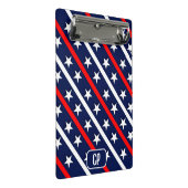 US Flagge USA - Kennzeichnung Mini Klemmbrett (Schrägansicht)