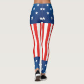 US Flagge USA Leggings (Rückseite)
