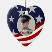 US Flagge - USA/Militärgebet Keramikornament (Rechts)