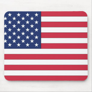 US-Flagge. USA. Mousepad