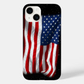US Flagge USA Patriotische amerikanische Flagge Case-Mate iPhone Hülle (Rückseite)