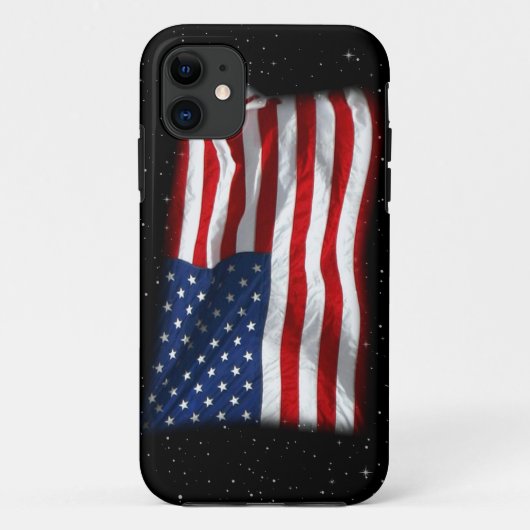 US Flagge USA Patriotische amerikanische Flagge Case-Mate iPhone Hülle (Rückseite)