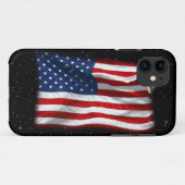 US Flagge USA Patriotische amerikanische Flagge Case-Mate iPhone Hülle (Rückseite (Horizontal))