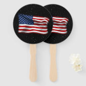 US Flagge USA Patriotische amerikanische Flagge Fächer (Vorne und Hinten)