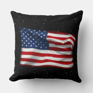 US Flagge USA Patriotische amerikanische Flagge Kissen