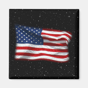US Flagge USA Patriotische amerikanische Flagge Magnet