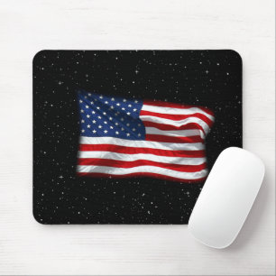 US Flagge USA Patriotische amerikanische Flagge Mousepad