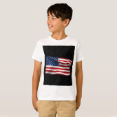 US Flagge USA Patriotische amerikanische Flagge T-Shirt (Vorne ganz)