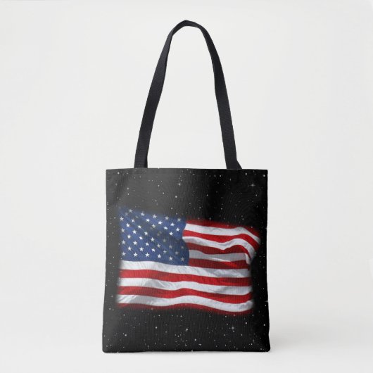 US Flagge USA Patriotische amerikanische Flagge Tasche (Vorderseite)