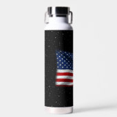 US Flagge USA Patriotische amerikanische Flagge Trinkflasche (Vorne)