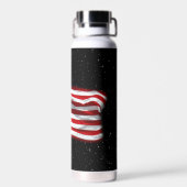 US Flagge USA Patriotische amerikanische Flagge Trinkflasche (Rückseite)
