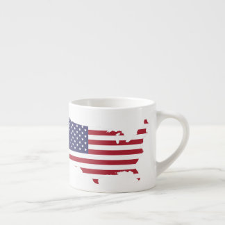 US-Flagge USA Shape-USA Espressotasse
