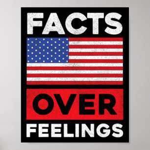 Us-Flagge Vereinigte Staaten Fakten Über Gefühle L Poster